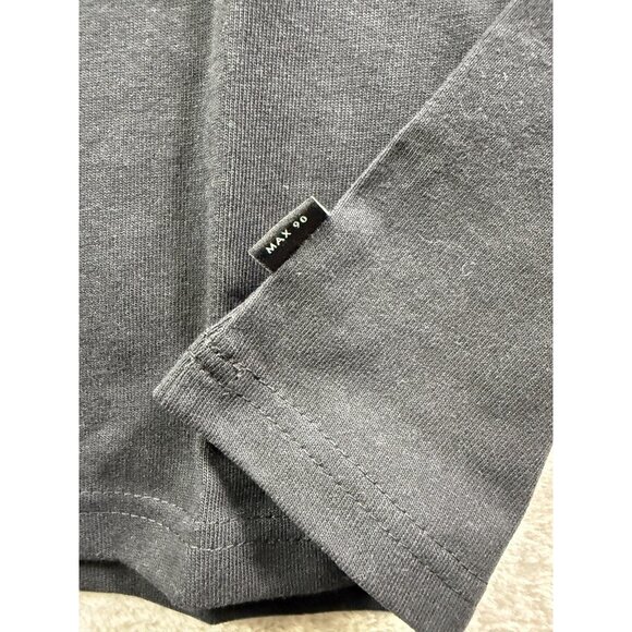 Nike Shirt Tee Mens Large Black Max 90 Loose Fit Embroidered Swoosh DO7392-010 - Picture 6 of 13